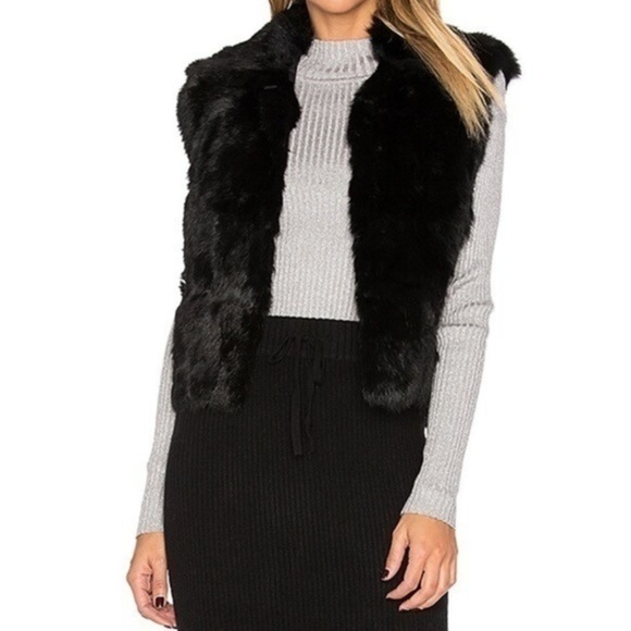 Fur Luxury set  Fur Vest & Scarf black
Adrienne Landau NWOT - Picture 1 of 15